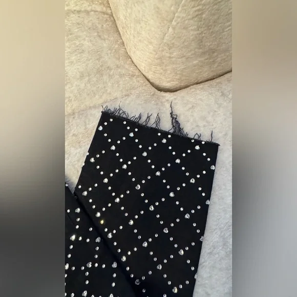 Topshop Black Studded Women's Jeans - Picture 9 of 16